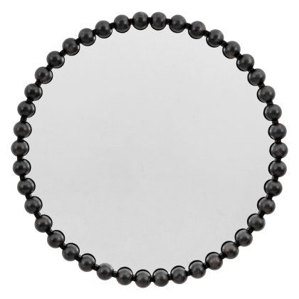 Gallery Direct Ceretti Round Mirror Black Gallery Direct Ceretti Round Mirror Black