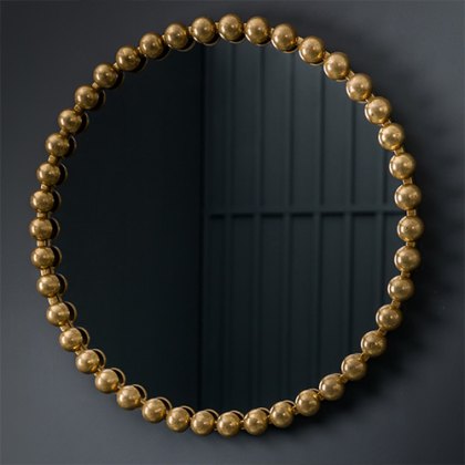 Gallery Direct Ceretti Round Mirror Gold Gallery Direct Ceretti Round Mirror Gold