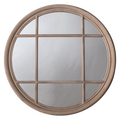 Gallery Direct Eccleston Round Mirror Clay Gallery Direct Eccleston Round Mirror Clay