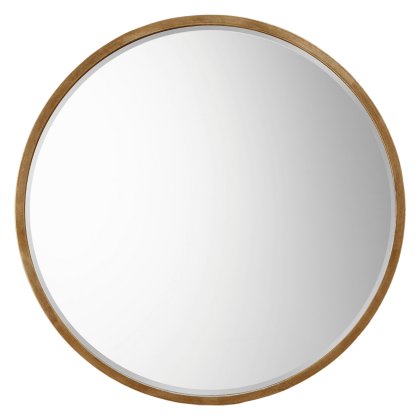 Gallery Direct Higgins Round Mirror Antique Gold Gallery Direct Higgins Round Mirror Antique Gold