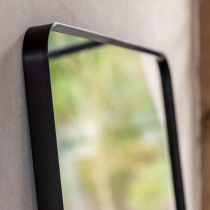 Gallery Direct Holworth Mirror, XL, Black Gallery Direct Holworth Mirror, XL, Black