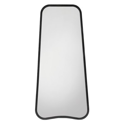 Gallery Direct Kurva Leaner Mirror Black Gallery Direct Kurva Leaner Mirror Black