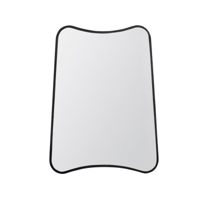 Gallery Direct Kurva Rectangle Mirror Black Gallery Direct Kurva Rectangle Mirror Black