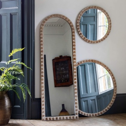 Gallery Direct Millbrook Round Mirror Large Gallery Direct Millbrook Round Mirror Large
