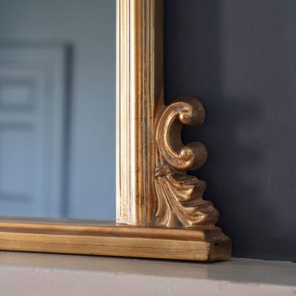 Gallery Direct Thornby Mirror Gold Gallery Direct Thornby Mirror Gold