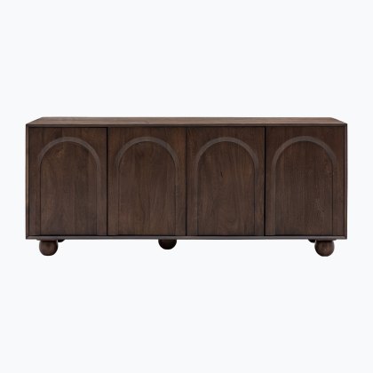 Gallery Direct Arc Retro 4 Door Sideboard Gallery Direct Arc Retro 4 Door Sideboard