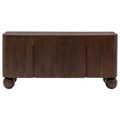 Gallery Direct Sculpt 4 Door Sideboard Gallery Direct Sculpt 4 Door Sideboard