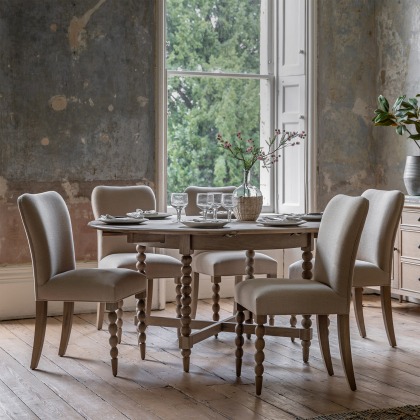 Gallery Direct Artisan Round Extending Dining Table Gallery Direct Artisan Round Extending Dining Table