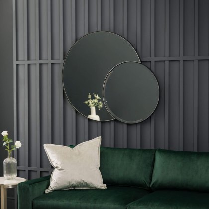 Gallery Direct Ostia Mirror Black Gallery Direct Ostia Mirror Black