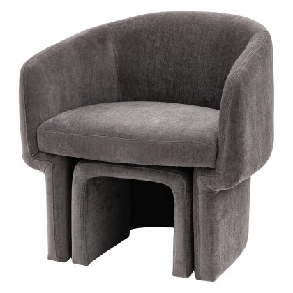 Gallery Direct Asko Armchair in Anthracite Gallery Direct Asko Armchair in Anthracite