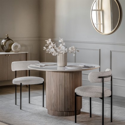 Gallery Direct Marmo Round Dining Table Gallery Direct Marmo Round Dining Table