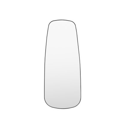 Gallery Direct Holworth Shaped Leaner, Black Gallery Direct Holworth Shaped Leaner, Black