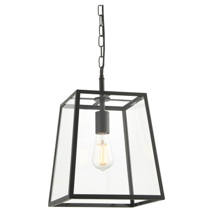 Gallery Direct Hurst Small Pendant Black Gallery Direct Hurst Small Pendant Black