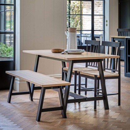 Gallery Direct Eton Trestle Table Meteor Gallery Direct Eton Trestle Table Meteor