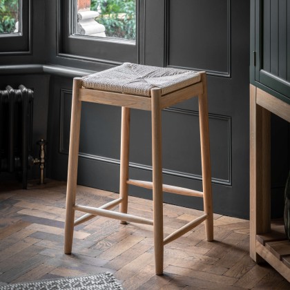 Gallery Direct Eton Rope Stool Gallery Direct Eton Rope Stool