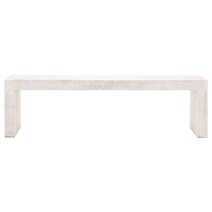 Gallery Direct Iowa Whitewash Dining Bench Gallery Direct Iowa Whitewash Dining Bench