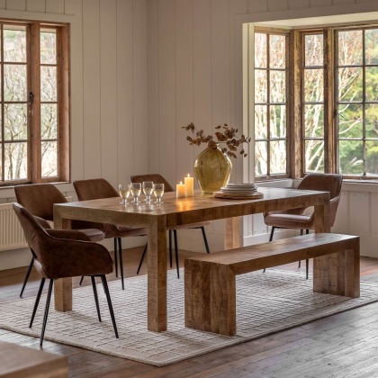 Gallery Direct Iowa Dining Table- Natural Gallery Direct Iowa Dining Table- Natural