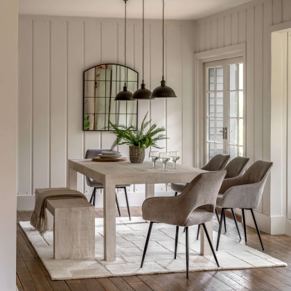 Gallery Direct Iowa Whitewash Dining Table Gallery Direct Iowa Whitewash Dining Table