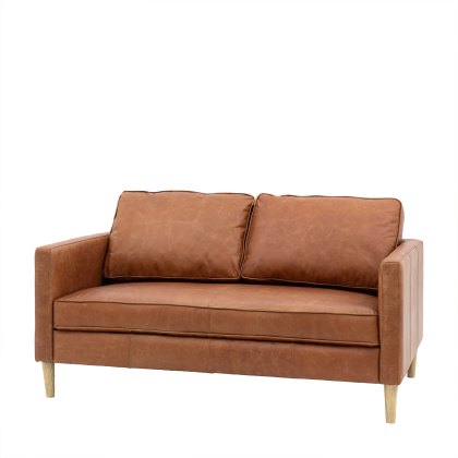 Gallery Direct Osborne 2 Seater Sofa Vintage Brown Gallery Direct Osborne 2 Seater Sofa Vintage Brown