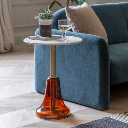 Bilbao Side Table, Orange Bilbao Side Table, Orange