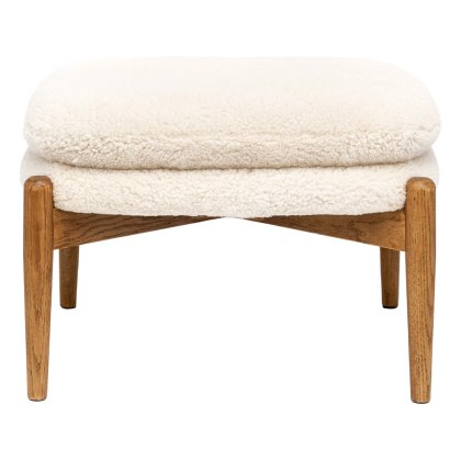 Gallery Direct Datsun Sheepskin Footstool Gallery Direct Datsun Sheepskin Footstool