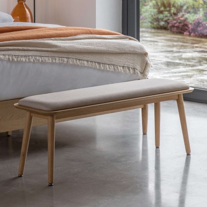 Gallery Direct Hatfield Bench Natural Gallery Direct Hatfield Bench Natural