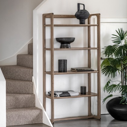 Gallery Direct Craft Tall Open Display Smoked Gallery Direct Craft Tall Open Display Smoked