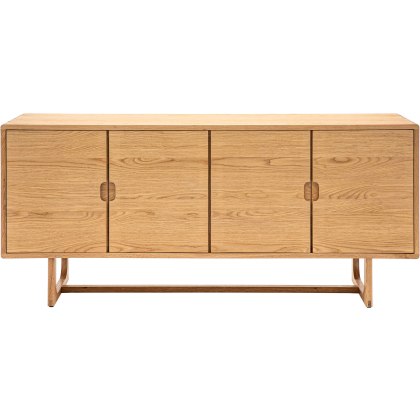 Gallery Direct Craft 4 Door Natural Sideboard Gallery Direct Craft 4 Door Natural Sideboard
