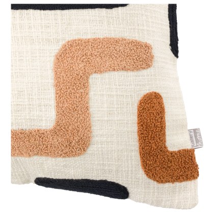 Gallery Direct Arul Embroidered Cushion Nutmeg Gallery Direct Arul Embroidered Cushion Nutmeg