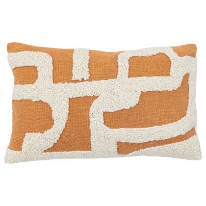 Gallery Direct Kalho Apricot Embroidered Cushion Gallery Direct Kalho Apricot Embroidered Cushion