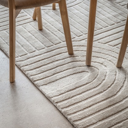 Gallery Direct Saser Natural Rug, 120x180cm Gallery Direct Saser Natural Rug, 120x180cm