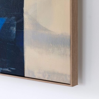 Gallery Direct Cobalt Abstract Framed Canvas Gallery Direct Cobalt Abstract Framed Canvas