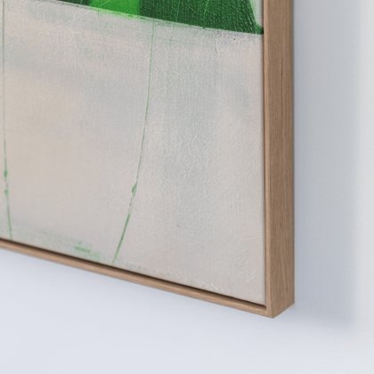 Gallery Direct Emerald Abstract Framed Canvas Gallery Direct Emerald Abstract Framed Canvas
