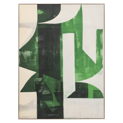 Gallery Direct Emerald Abstract Framed Canvas Gallery Direct Emerald Abstract Framed Canvas