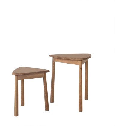 Gallery Direct Wycombe Oak Nest of Tables Gallery Direct Wycombe Oak Nest of Tables
