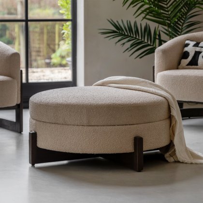 Gallery Direct Cercola Footstool Gallery Direct Cercola Footstool