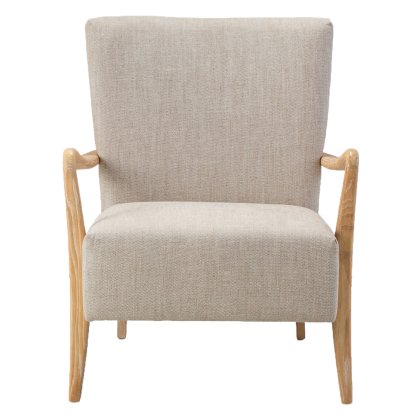 Gallery Direct Chedworth Armchair Natural Linen Gallery Direct Chedworth Armchair Natural Linen