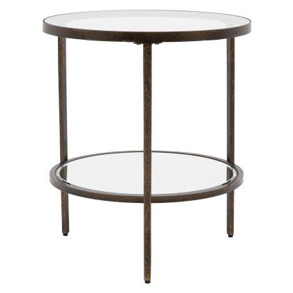 Gallery Direct Hudson Bronze Side Table Gallery Direct Hudson Bronze Side Table