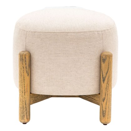 Gallery Direct Tindon Natural Footstool Gallery Direct Tindon Natural Footstool