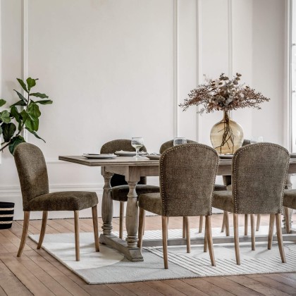 Gallery Direct Hinton Dining Chair- Moss Green Gallery Direct Hinton Dining Chair- Moss Green