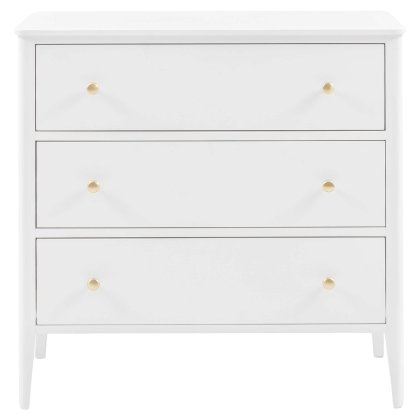 Gallery Direct Acton White 3 Drawer Chest Gallery Direct Acton White 3 Drawer Chest
