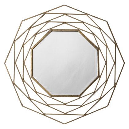 Gallery Direct Estella Mirror Gold Gallery Direct Estella Mirror Gold