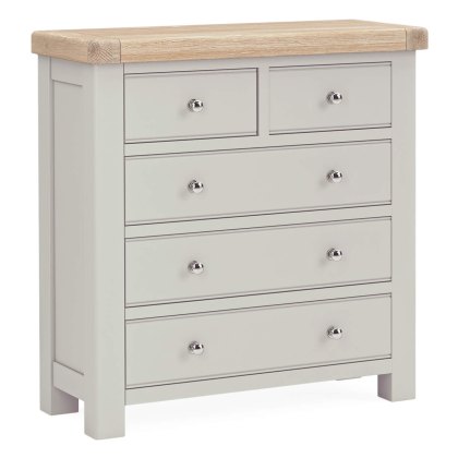 Coastal Stone Grey 2 over 3 Drawer Chest Coastal Stone Grey 2 over 3 Drawer Chest