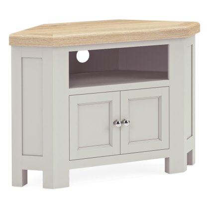 Coastal Stone Grey Corner Tv Unit With 2 Doors Coastal Stone Grey Corner Tv Unit With 2 Doors