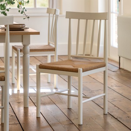 Gallery Direct Eton Dining Chair- White Gallery Direct Eton Dining Chair- White