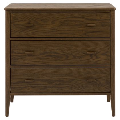 Gallery Direct Camden Walnut 3 Drawer Chest Gallery Direct Camden Walnut 3 Drawer Chest