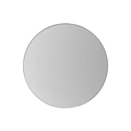 Gallery Direct Hayle Round Mirror Black Gallery Direct Hayle Round Mirror Black