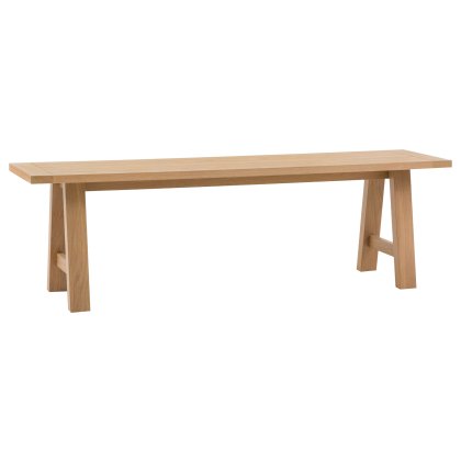 Gallery Direct Eton Trestle Dining Bench Natural Gallery Direct Eton Trestle Dining Bench Natural