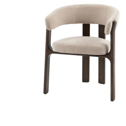 Gallery Direct Onda Dining Chair- Natural Fabric Gallery Direct Onda Dining Chair- Natural Fabric