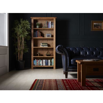 Winchester Oak Large Deep Bookcase Winchester Oak Large Deep Bookcase